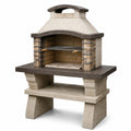 Grillkamin aus Beton mit Natursteinoptik